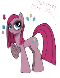 Size: 888x1150 | Tagged: safe, artist:didun850, derpibooru import, pinkie pie, earth pony, pony, eyeliner, female, makeup, mare, pinkamena diane pie, raised hoof, simple background, solo, transparent background