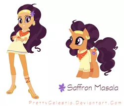 Size: 862x736 | Tagged: safe, artist:dashiepower, artist:prettycelestia, artist:selenaede, derpibooru import, saffron masala, equestria girls, spice up your life, base used, ear piercing, earring, equestria girls-ified, human ponidox, jewelry, piercing