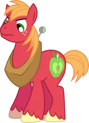 Size: 5000x6912 | Tagged: safe, artist:weegeestareatyou, derpibooru import, big macintosh, earth pony, pony, absurd resolution, angry, male, simple background, solo, stallion, transparent background, vector