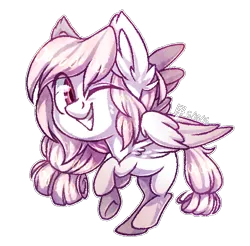 Size: 702x692 | Tagged: safe, artist:spacechickennerd, derpibooru import, oc, unofficial characters only, pegasus, pony, solo