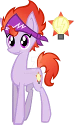 Size: 1024x1730 | Tagged: safe, artist:agentkirin, derpibooru import, fili-second, oc, oc:clever comet, unofficial characters only, earth pony, pony, bandana, power ponies, solo, watermark