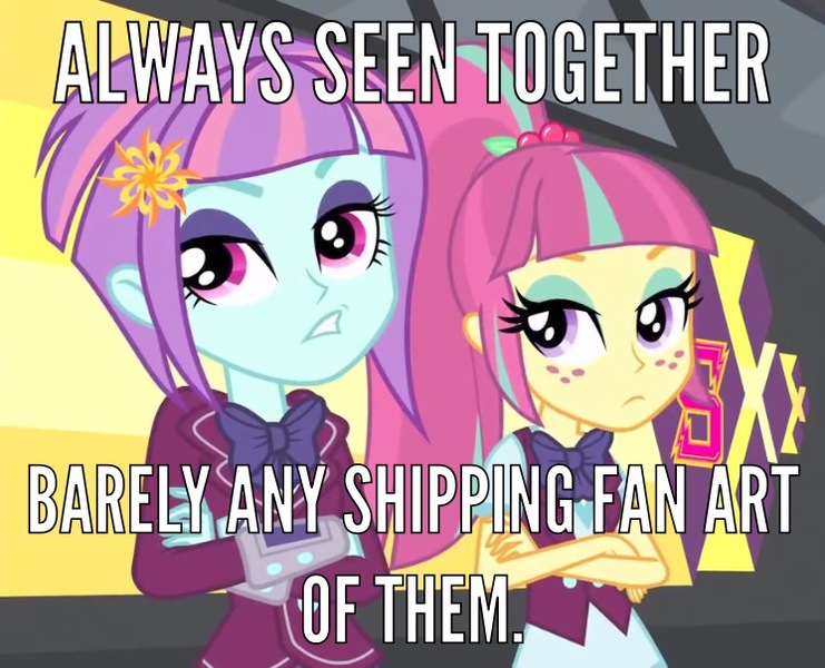 Size: 746x604 | Tagged: safe, derpibooru import, sour sweet, sunny flare, equestria girls, friendship games, female, lesbian, meme, shipping, sourflare
