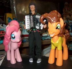 Size: 2043x1952 | Tagged: action figure, cheese sandwich, derpibooru import, funko, irl, photo, pinkie pie, safe, toy, weird al yankovic