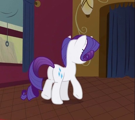 Size: 461x412 | Tagged: safe, derpibooru import, screencap, rarity, pony, over a barrel, cropped, female, mare, plot, rearity