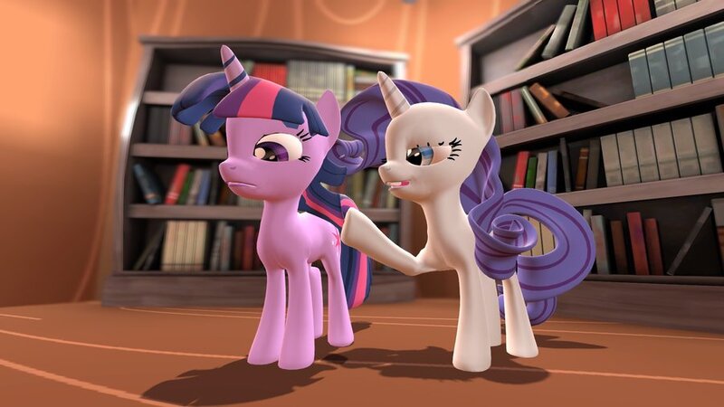 Size: 900x506 | Tagged: 3d, artist:stormbadger, derpibooru import, female, lesbian, rarilight, rarity, safe, shipping, twilight sparkle