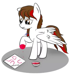 Size: 900x961 | Tagged: artist:zomgitsalaura, card, derpibooru import, hearts and hooves day, oc, oc:sketcher, sad, safe, simple background, solo, transparent background, unofficial characters only