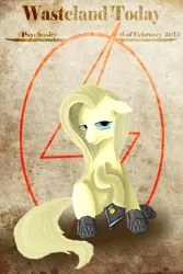 Size: 1600x2400 | Tagged: safe, artist:vldmr07, derpibooru import, oc, oc:psychoshy, unofficial characters only, pegasus, pony, fallout equestria, fallout equestria: project horizons, power hoof, wingless