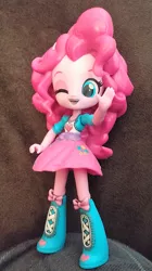 Size: 503x901 | Tagged: safe, derpibooru import, pinkie pie, equestria girls, clothes, custom, doll, equestria girls minis, irl, photo, skirt, toy