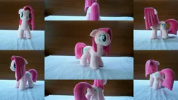 Size: 5120x2880 | Tagged: artist:egalgay, custom, derpibooru import, handmade, irl, photo, pinkamena diane pie, pinkie pie, plushie, safe, solo