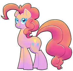 Size: 552x536 | Tagged: safe, artist:jeremy-the-lemon, derpibooru import, pinkie pie, simple background, solo, transparent background