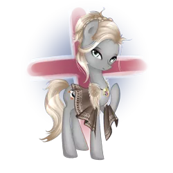 Size: 1000x1000 | Tagged: artist:yuntaoxd, blue eyes, braiding, clothes, coat of arms, derpibooru import, fur coat, hair bun, iceland, icelandic, oc, poncho, puffin, safe, solo, unofficial characters only