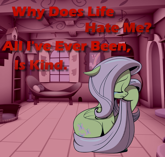 Size: 844x802 | Tagged: crying, derpibooru import, fluttershy, sad, safe, text