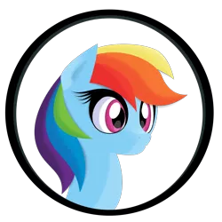 Size: 1500x1500 | Tagged: artist:ivacatherianoid, bust, derpibooru import, rainbow dash, safe, simple background, solo, transparent background