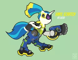 Size: 3300x2550 | Tagged: artist:inspectornills, crossover, derpibooru import, lucio, overwatch, safe, solo, video game, vinyl scratch