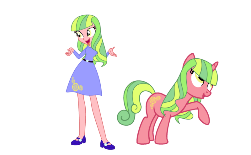 Size: 1024x632 | Tagged: safe, artist:airiana45, derpibooru import, lemon zest, ponified, equestria girls, alternate universe, equestria girls ponified