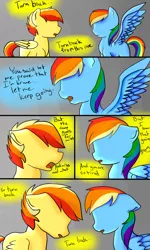 Size: 692x1153 | Tagged: artist:prismaticdragontamer, comic, derpibooru import, no eyes, oc, rainbow dash, safe, song comic