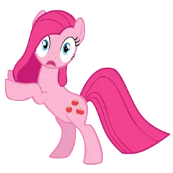 Size: 6000x6000 | Tagged: absurd resolution, artist:togekisspika35, bipedal, bipedal leaning, derpibooru import, leaning, magical mystery cure, pinkamena diane pie, pinkie pie, safe, simple background, solo, swapped cutie marks, transparent background, vector