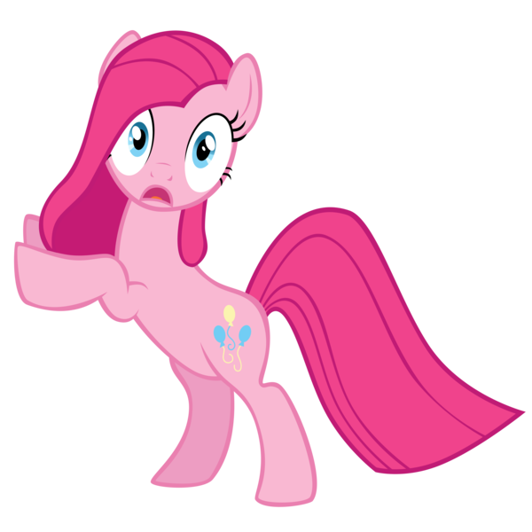 Size: 6000x6000 | Tagged: absurd resolution, artist:togekisspika35, bipedal, bipedal leaning, derpibooru import, leaning, magical mystery cure, pinkamena diane pie, pinkie pie, safe, simple background, solo, transparent background, vector