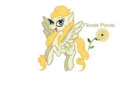 Size: 1000x860 | Tagged: safe, artist:magicandmysterygal, derpibooru import, oc, oc:flower power, unofficial characters only, pegasus, pony, female, mare, offspring, parent:carrot top, parent:derpy hooves, parents:derpytop, simple background, solo, transparent background