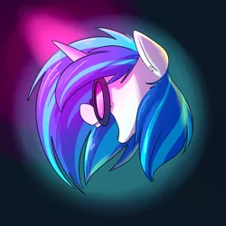 Size: 900x900 | Tagged: artist:goat train, derpibooru import, portrait, safe, solo, vinyl scratch