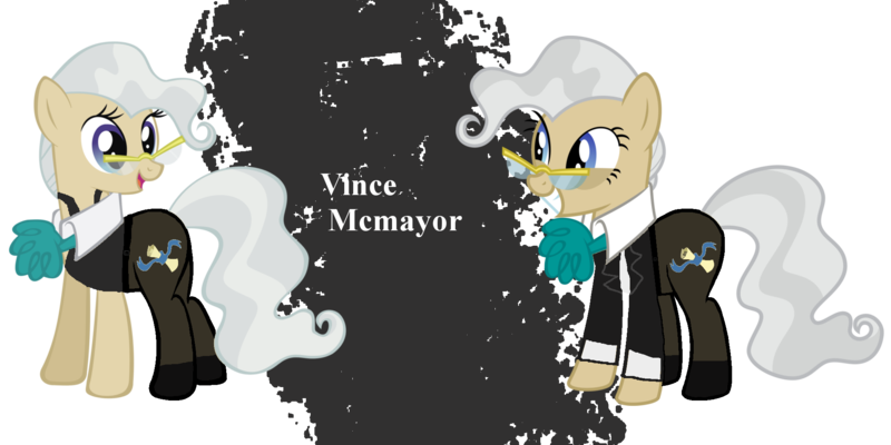 Size: 2000x1000 | Tagged: safe, artist:kna, artist:mrbarthalamul, artist:skulluigi, derpibooru import, mayor mare, earth pony, pony, 1000 hours in ms paint, crossover, female, glasses, mare, ms paint, parody, simple background, solo, transparent background, vince mcmahon, wrestling, wwe