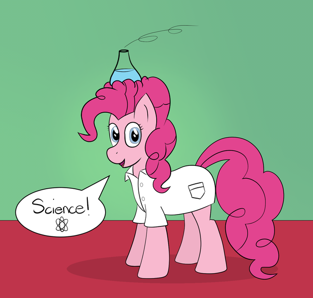 Size: 1401x1332 | Tagged: artist:php47, derpibooru import, pink horse daily, pinkie pie, safe, science