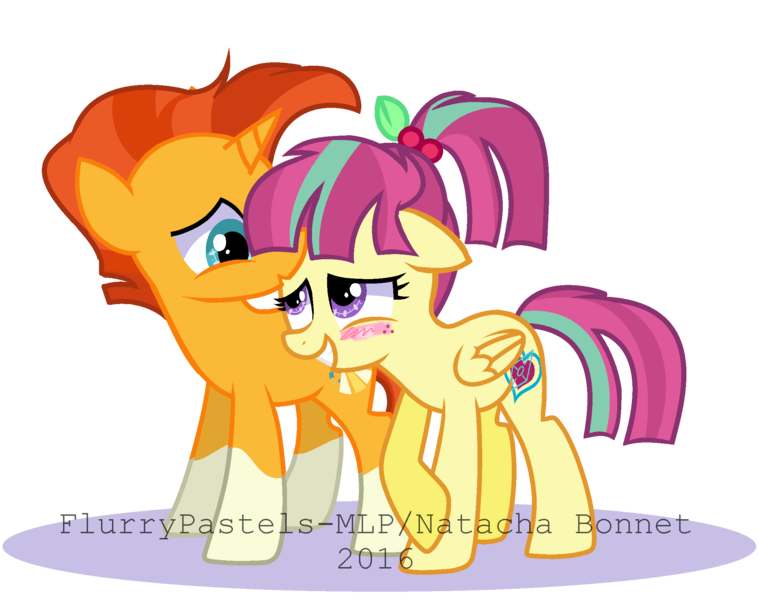 Size: 2216x1752 | Tagged: safe, artist:flurrypastels-mlp, derpibooru import, sour sweet, sunburst, ponified, equestria girls, crack shipping, equestria girls ponified, female, male, shipping, sourburst, straight