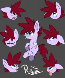 Size: 1024x1229 | Tagged: safe, artist:theartistsora, derpibooru import, oc, unofficial characters only, pony, big hair, emotions, sad, silly, silly pony