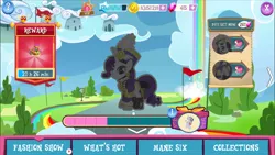 Size: 1280x720 | Tagged: safe, derpibooru import, rarity, pony, unicorn, ancient wonderbolts uniform, boots, clothes, crack is cheaper, dress, female, gameloft, hat, mare, sgt. rarity, shako, shoes, uniform, vip, why gameloft why