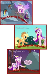 Size: 2000x3176 | Tagged: applejack, artist:mlp-silver-quill, crystal berries, derpibooru import, princess cadance, rainbow dash, safe, tom