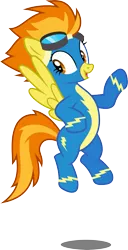 Size: 3155x6158 | Tagged: absurd resolution, artist:chrzanek97, clothes, cute, derpibooru import, flying, rarity investigates, safe, simple background, solo, spitfire, .svg available, transparent background, vector, wonderbolts uniform