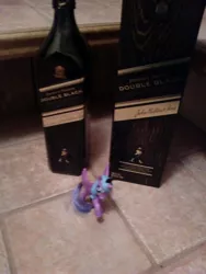 Size: 1920x2560 | Tagged: safe, derpibooru import, princess luna, alcohol, doubled, irl, merchandise, photo, pun, whiskey