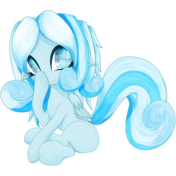 Size: 2000x2000 | Tagged: artist:an-m, boop, cute, derpibooru import, female, floppy ears, oc, oc:snowdrop, safe, self-boop, simple background, sitting, smiling, snowbetes, solo, transparent background, unofficial characters only, weapons-grade cute