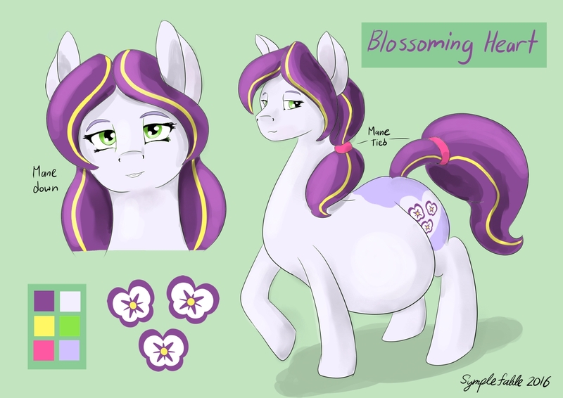 Size: 1280x905 | Tagged: artist:symplefable, belly, derpibooru import, oc, oc:blossoming heart, pregnant, reference sheet, safe, solo, surrogate, unofficial characters only