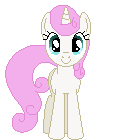 Size: 128x140 | Tagged: safe, artist:onil innarin, derpibooru import, twinkleshine, pony, c:, female, looking at you, mare, pixel art, solo