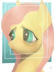 Size: 1200x1598 | Tagged: artist:ashesandpudding, derpibooru import, fluttershy, sad, safe, solo