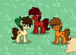 Size: 593x431 | Tagged: safe, derpibooru import, screencap, oc, oc:kathy, oc:keith, oc:mars miner, oc:venus spring, unofficial characters only, pony, pony town, girly, marspring, smiling