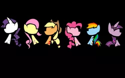 Size: 1920x1200 | Tagged: applejack, derpibooru import, fluttershy, mane six, pinkie pie, rainbow dash, rarity, safe, :the game:, twilight sparkle