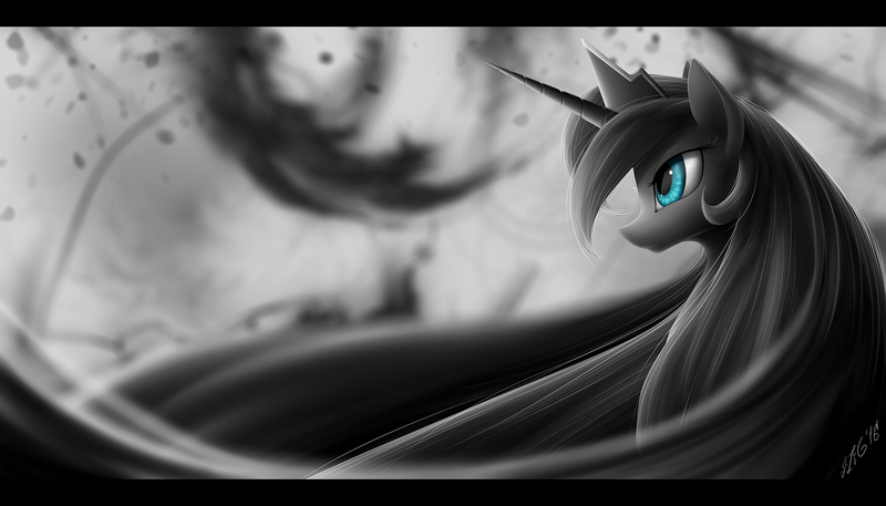 Size: 1944x1111 | Tagged: artist:zigword, derpibooru import, princess luna, safe, signature, solo, widescreen