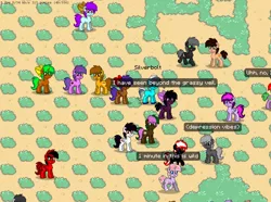 Size: 968x722 | Tagged: derpibooru import, oc, oc:parallel black, pony town, safe, unofficial characters only