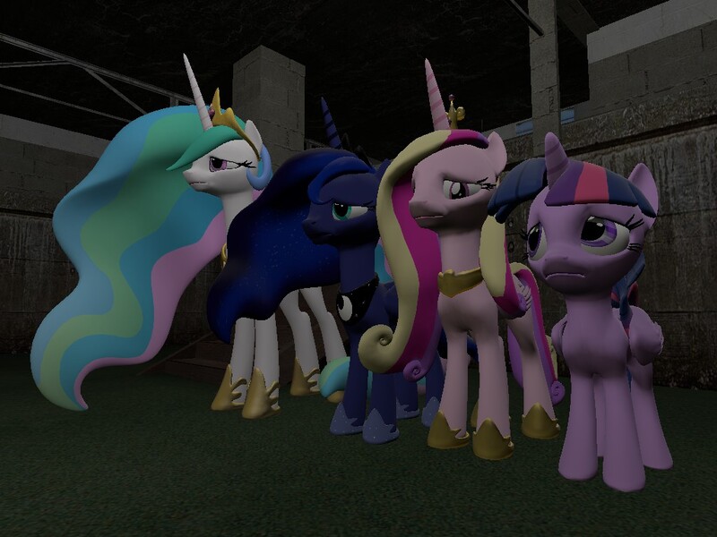 my little pony princess celestia and princess luna and princess cadence