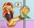 Size: 629x514 | Tagged: suggestive, artist:foot-obsession, derpibooru import, sunset shimmer, equestria girls, arm behind back, ass, barefoot, blindfold, bondage, bunset shimmer, butt, clothes, feet, femsub, foot fetish, foot focus, image, jacket, leather jacket, legs, legs in air, panties, png, skirt, skirt lift, soles, submissive, subset, tickle torture, tickling, toes, underwear, upskirt, white underwear
