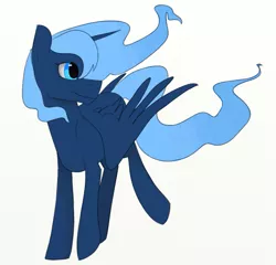 Size: 741x712 | Tagged: artist:amber flicker, derpibooru import, princess luna, queen luna, running, safe, solo