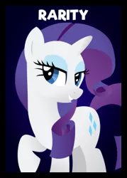 Size: 240x336 | Tagged: safe, artist:wingbeatpony, derpibooru import, rarity, card game, one night in ponyville, solo, svg, .svg available, text, vector