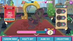 Size: 1280x720 | Tagged: clothes, crack is cheaper, derpibooru import, dress, fluttershy, gameloft, safe, vip, why gameloft why