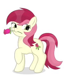 Size: 1667x1875 | Tagged: artist:negasun, derpibooru import, flower, rose, roseluck, safe, solo