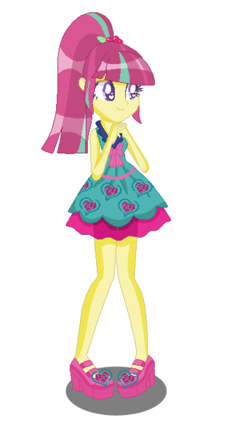 Size: 358x652 | Tagged: safe, artist:dashapower, derpibooru import, sour sweet, equestria girls, clothes, cute, dress, legs, solo, sourbetes