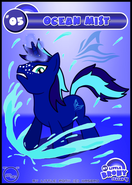 Size: 750x1050 | Tagged: safe, artist:arbok-x, derpibooru import, oc, oc:ocean mist, unofficial characters only, pony, unicorn, magic, water