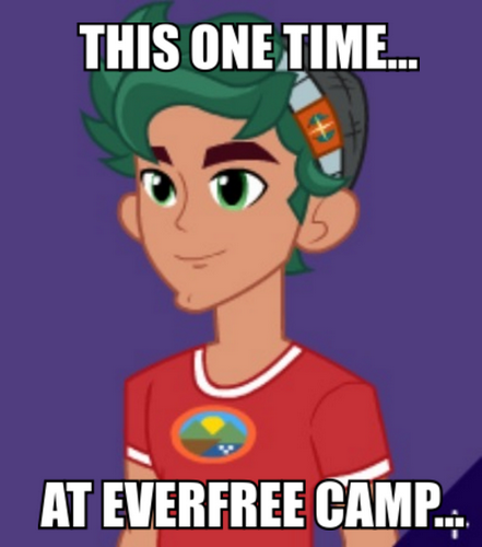 Size: 441x500 | Tagged: safe, derpibooru import, timber spruce, equestria girls, legend of everfree, american pie, image macro, meme