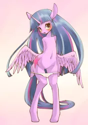 Size: 2039x2894 | Tagged: alicorn, anthro, arm hooves, artist:unousaya, belly button, blushing, butt wings, clothes, derpibooru import, embarrassed, female, panties, panties around legs, panties pulled down, solo, solo female, suggestive, twilight sparkle, twilight sparkle (alicorn), underwear, undressing, unguligrade anthro, white underwear